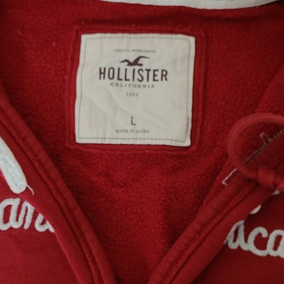Hollister red hoodie - Picture 3 of 3
